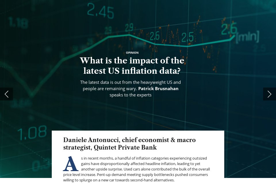 What is the impact of the latest US inflation data? - PBI ...